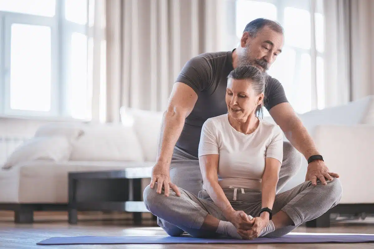 étirement yoga