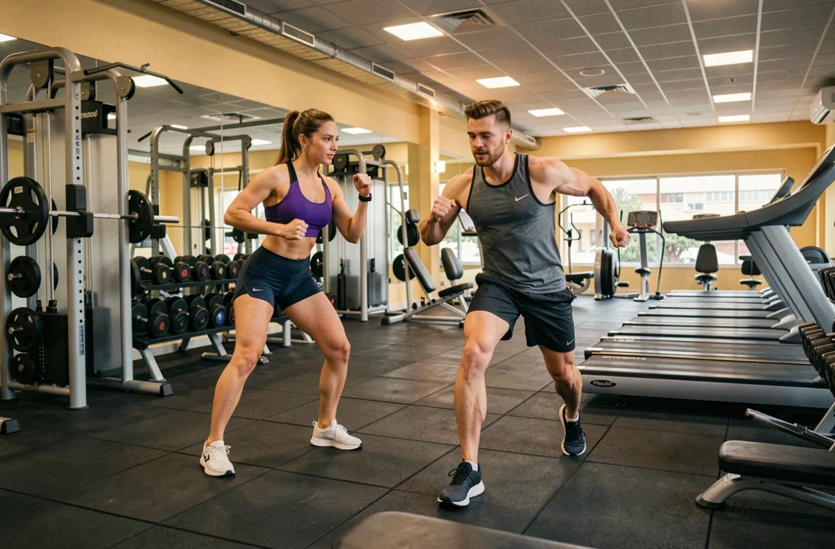 Salle de musculation et cardio de l'Athletic Fitness Club à Montpellier