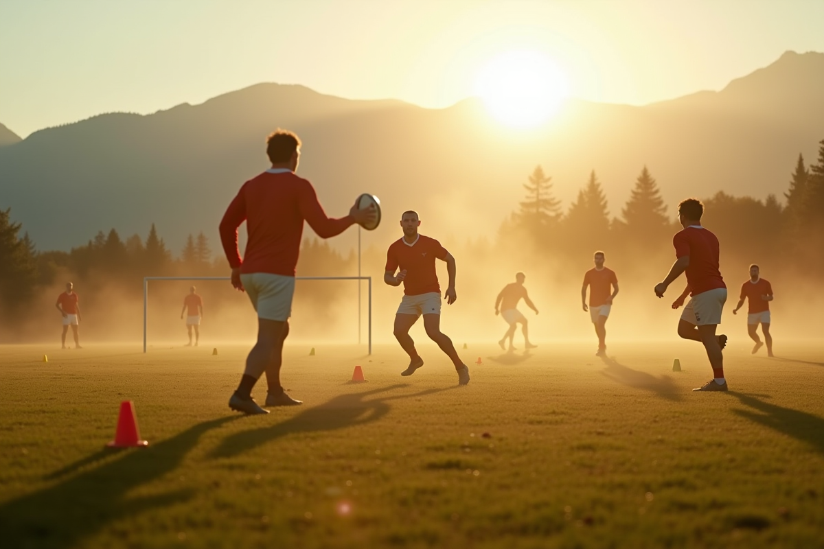 entraînement rugby